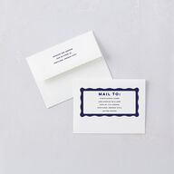 Adventure Icon Thank You Cards Navy
