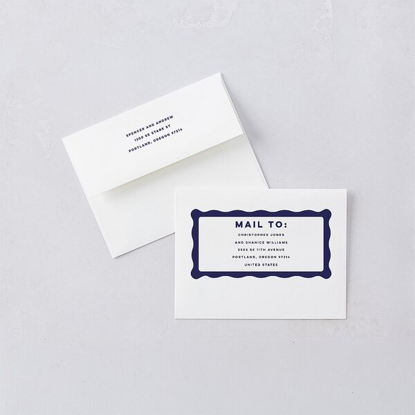 Adventure Icon Thank You Cards Navy