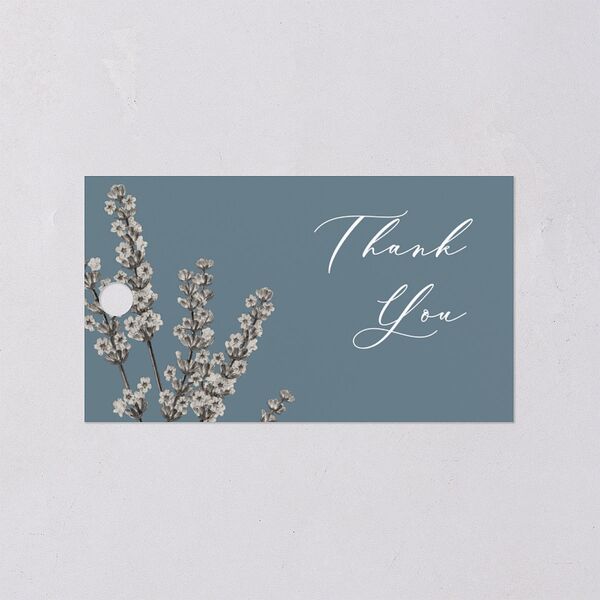 Vintage Lavender Favor Gift Tags Regency Blue Signature