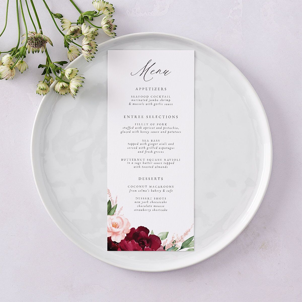 Beloved Floral Menus — view 3