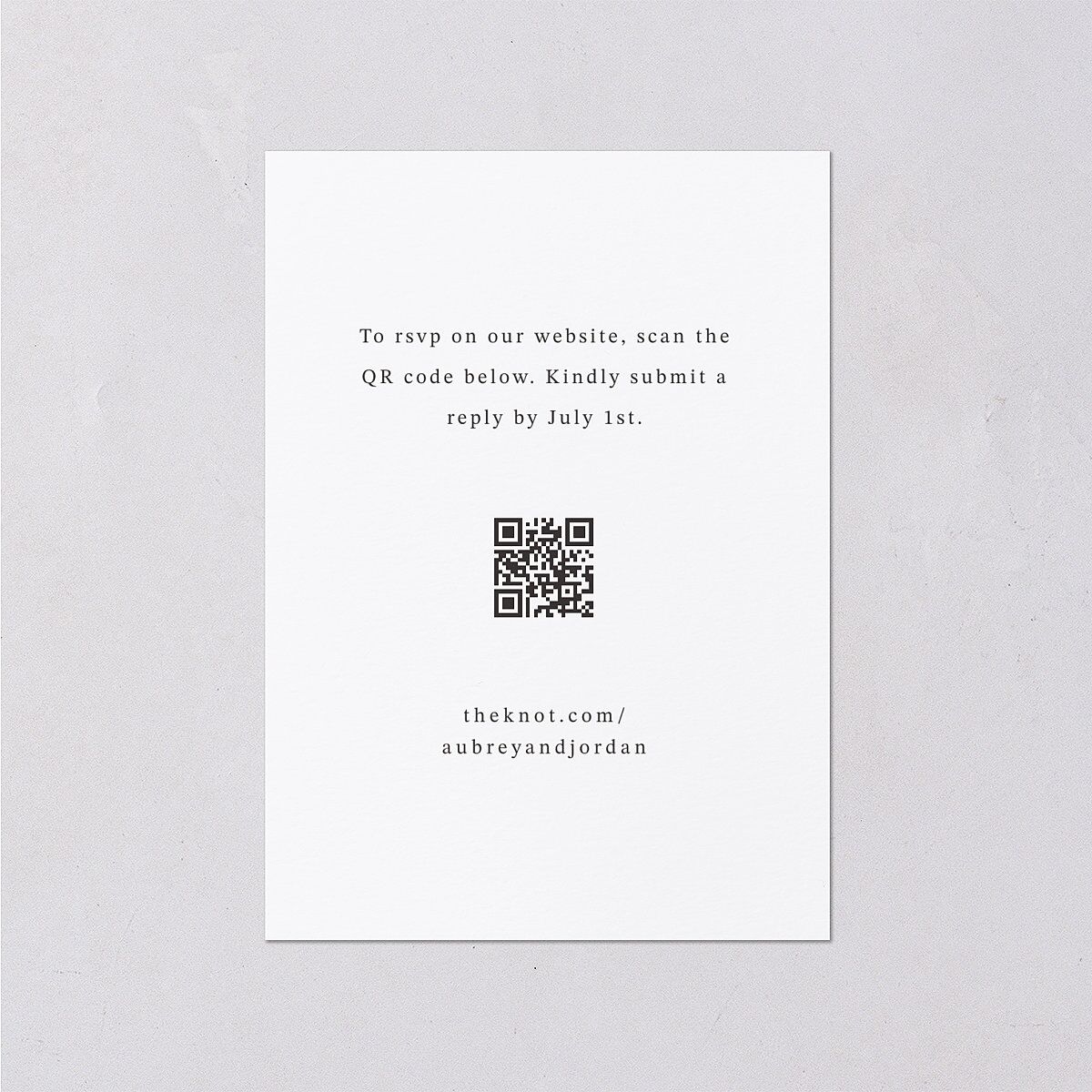 Botanical Luxury Foil Wedding Response Cards Pure White Gold Signature Standard