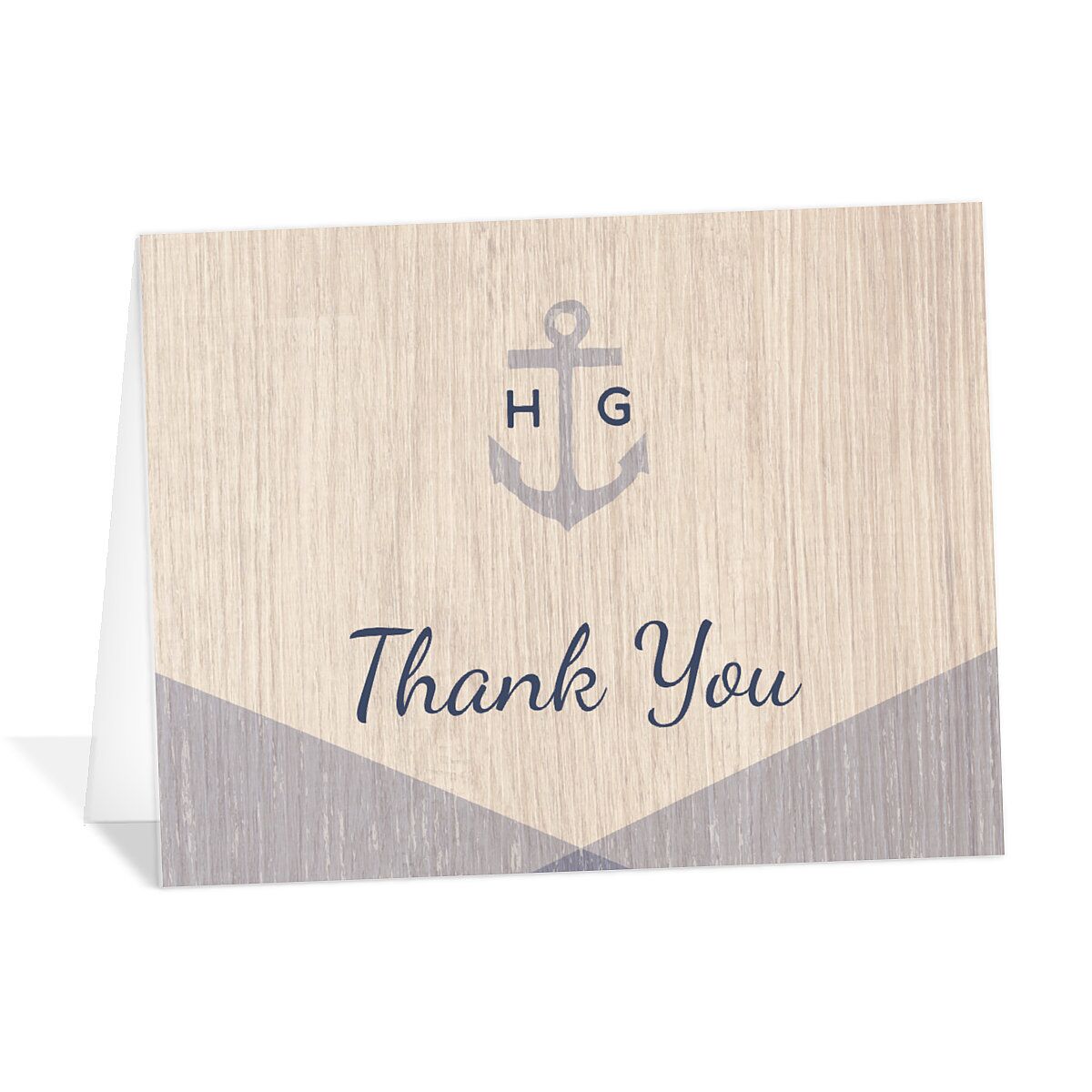 Vintage Nautical Thank You Cards