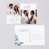 Beloved Union Save the Date Postcards Ocean