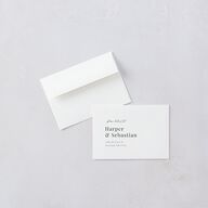 Snowy Mountainside Wedding Response Cards Thyme Signature Standard