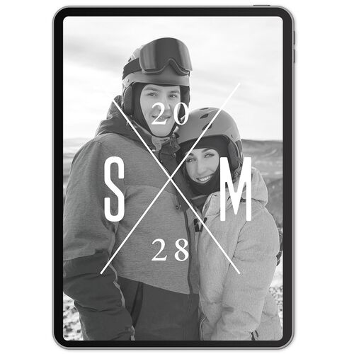 Painted Mountains Digital Save the Date Cards Eucalyptus Marble Lets Celebrate Standard