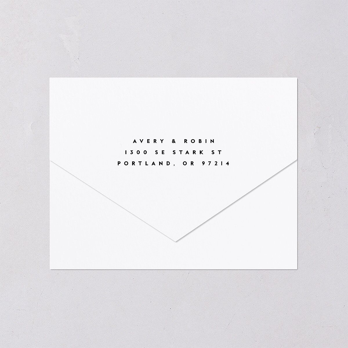 Modern Vow All-in-One Wedding Invitations — view 6