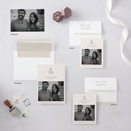 Minimal Leaves Save The Date Magnets Bisque Magnet Paper