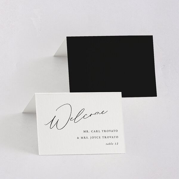 Simply Devoted Place Cards Pure White Signature