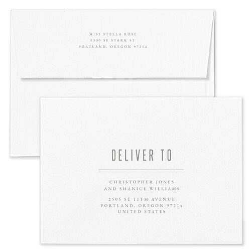 Painted Mountains Wedding Invitation Envelopes Blue Eucalyptus Return Address Standard Signature