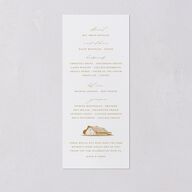 Classic Landscape Wedding Programs Marigold Signature
