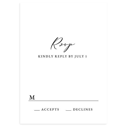 Rich Greenery Wedding Response Cards Cruise Signature