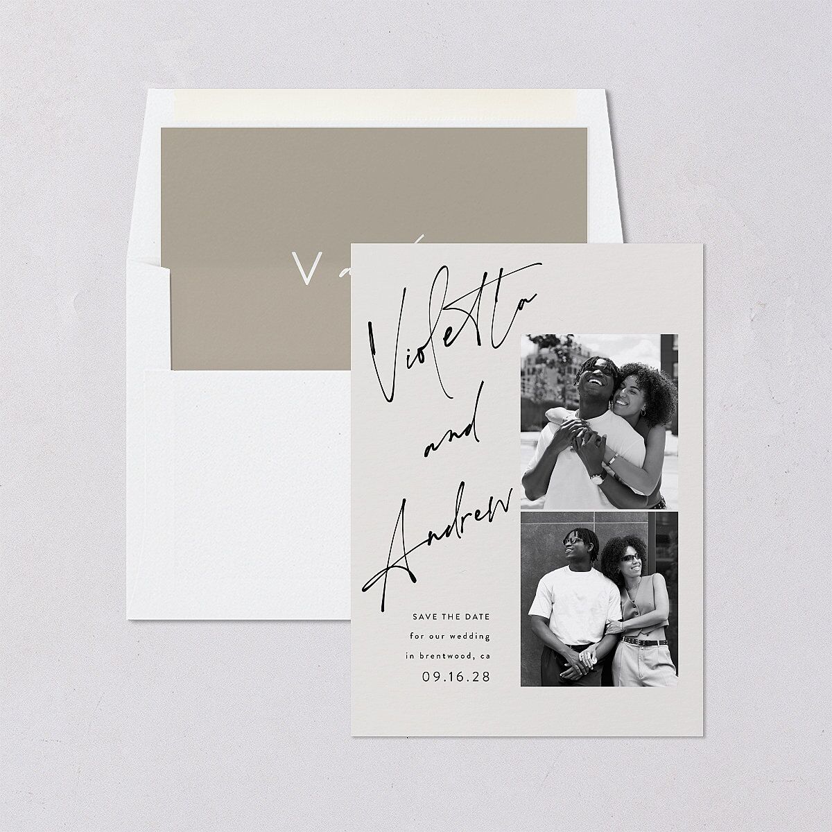 Signed Save The Date Cards — view 4