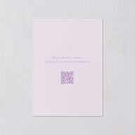 Elegant Farmhouse Lavender Wedding Attire Cards Ivory Signature Standard