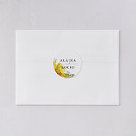 Rustic Sunflower Wedding Stickers Solar Power Sticker