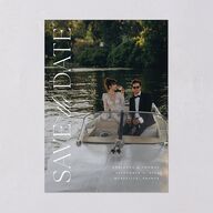 Classic Capture Save the Date Cards Midnight Signature smooth Blank No