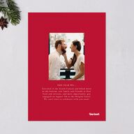 Ballpoint Holiday Holiday Cards Ruby Signature Blank Standard Portrait