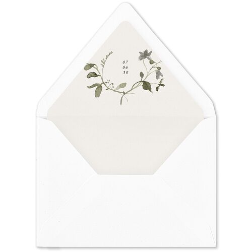 Curved Garland Euro Envelope Liners Charcoal Luxe