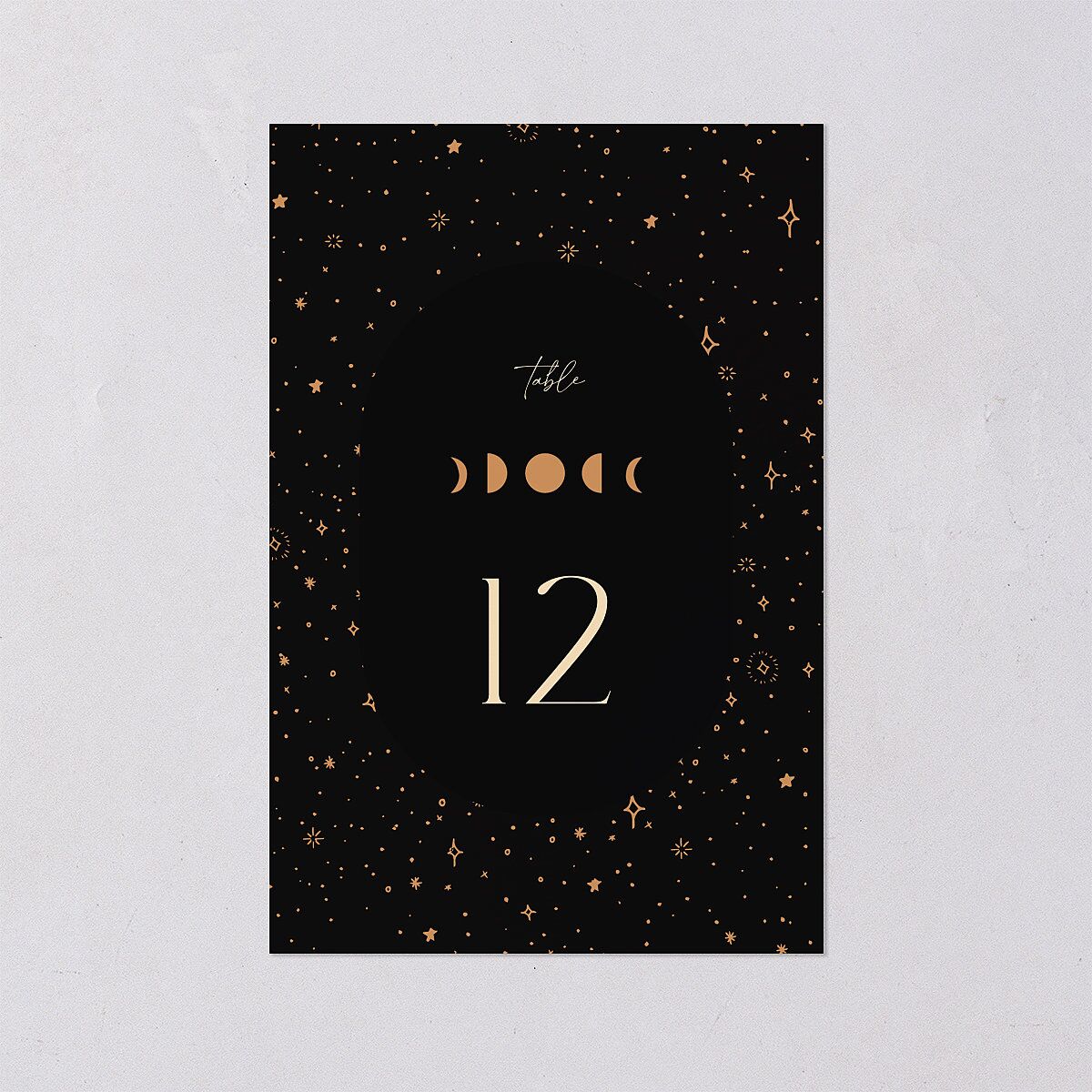 Celestial Galaxy Table Numbers — view 1