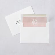 Maximalist Floral Crest Envelope Liners Pink Cotton Standard