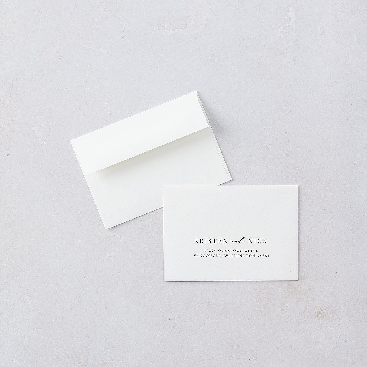 Eucalyptus Frame Wedding Response Cards — view 4