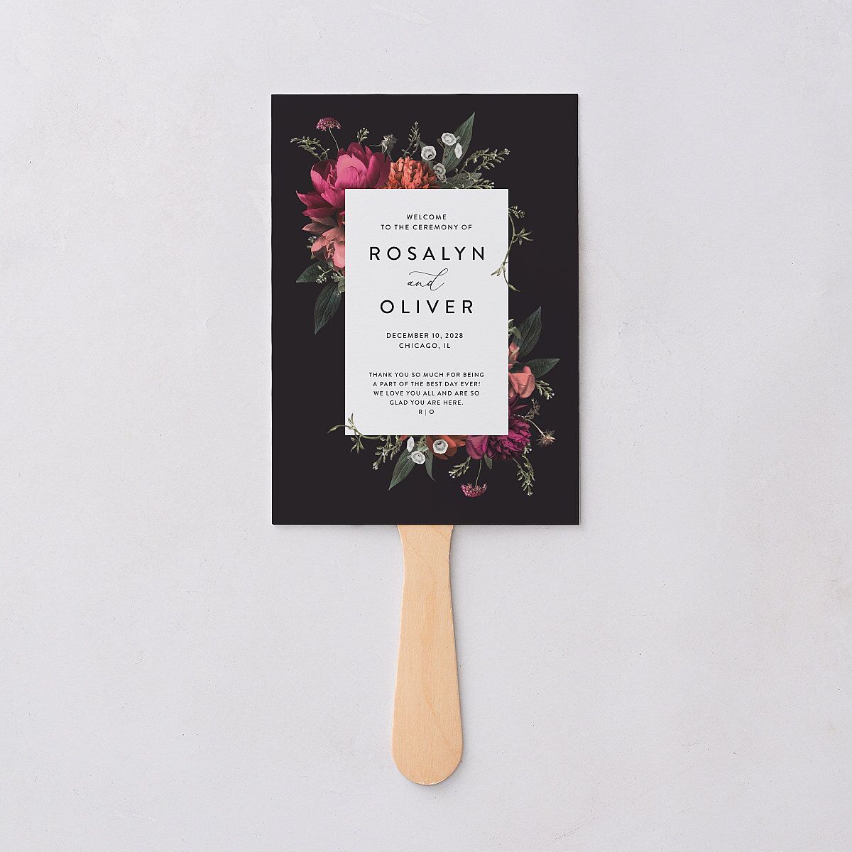 Blooming Botanical Fan Programs Midnight Signature Standard