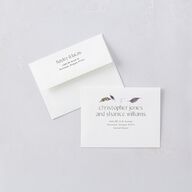 Crystal Forest Thank You Cards Hunter Green