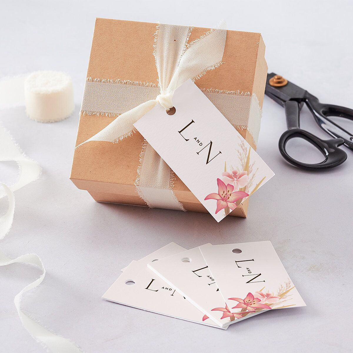 Tropical Oval Favor Gift Tags — view 5