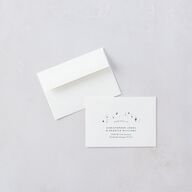 Starry Night Wedding Response Cards Moody Blue Signature