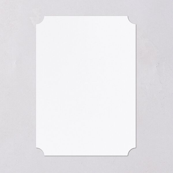 Santa Fe Save The Date Cards Gold Pure White Signature smooth Blank No