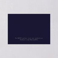 Dallas Skyline Wedding Response Cards Royal Blue Signature Standard