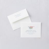 Fairytale Wildflower Crest Save The Date Magnets Pure White Magnet Paper