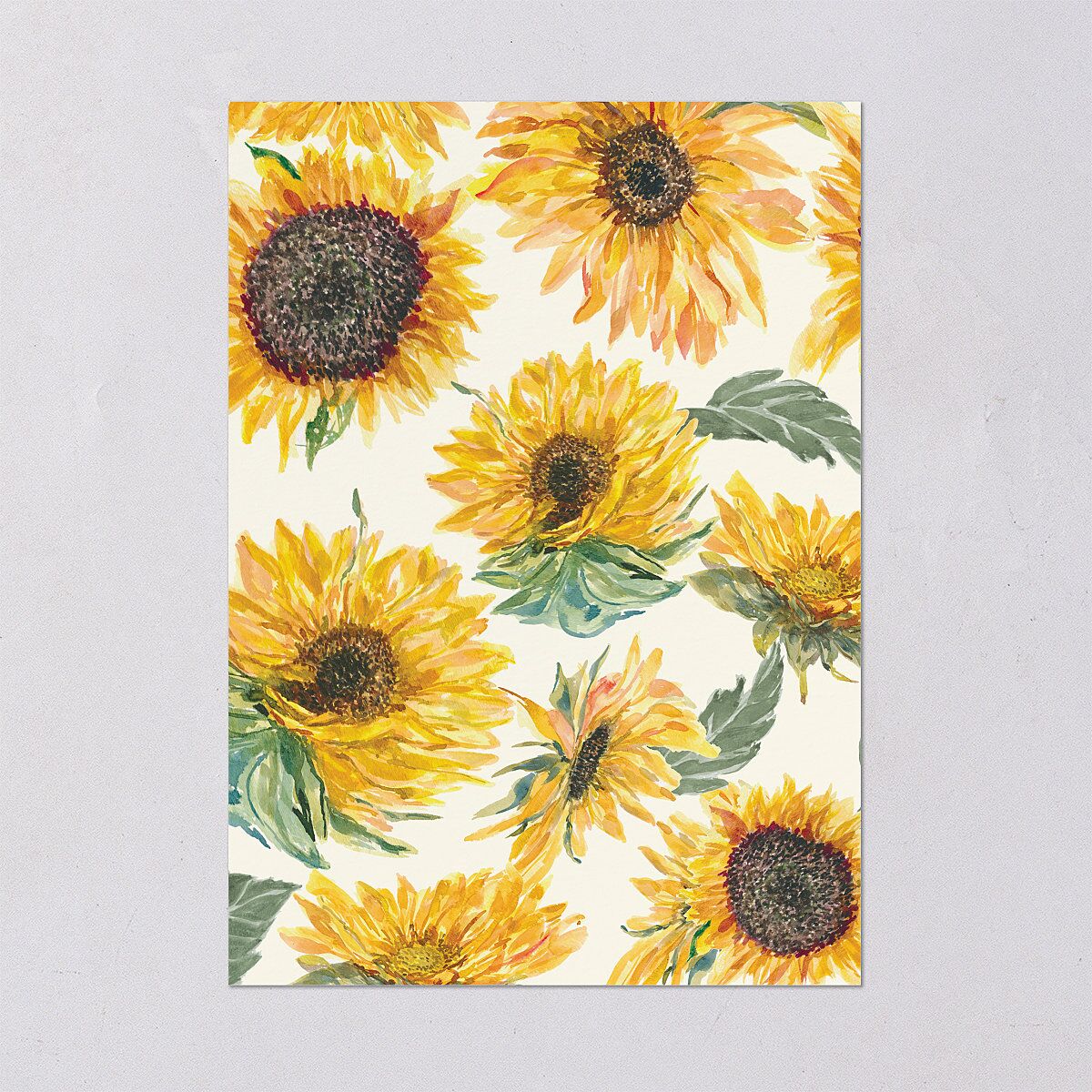 Sunflower Rehearsal Dinner Invitations Cream Signature Blank Standard