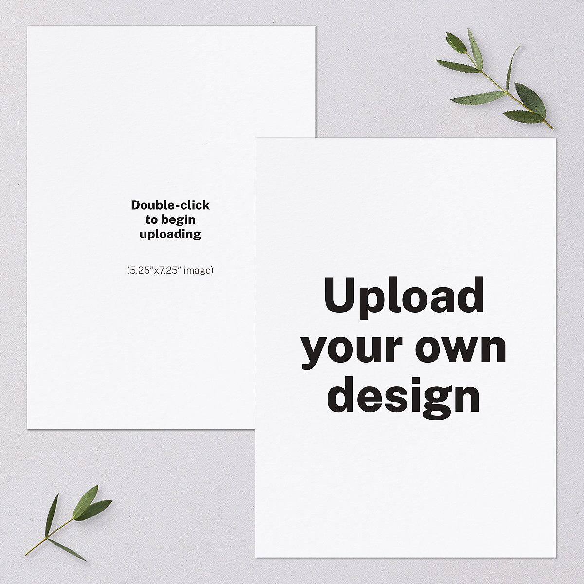Upload Your Own Design Portrait Save the Date Cards — view 1