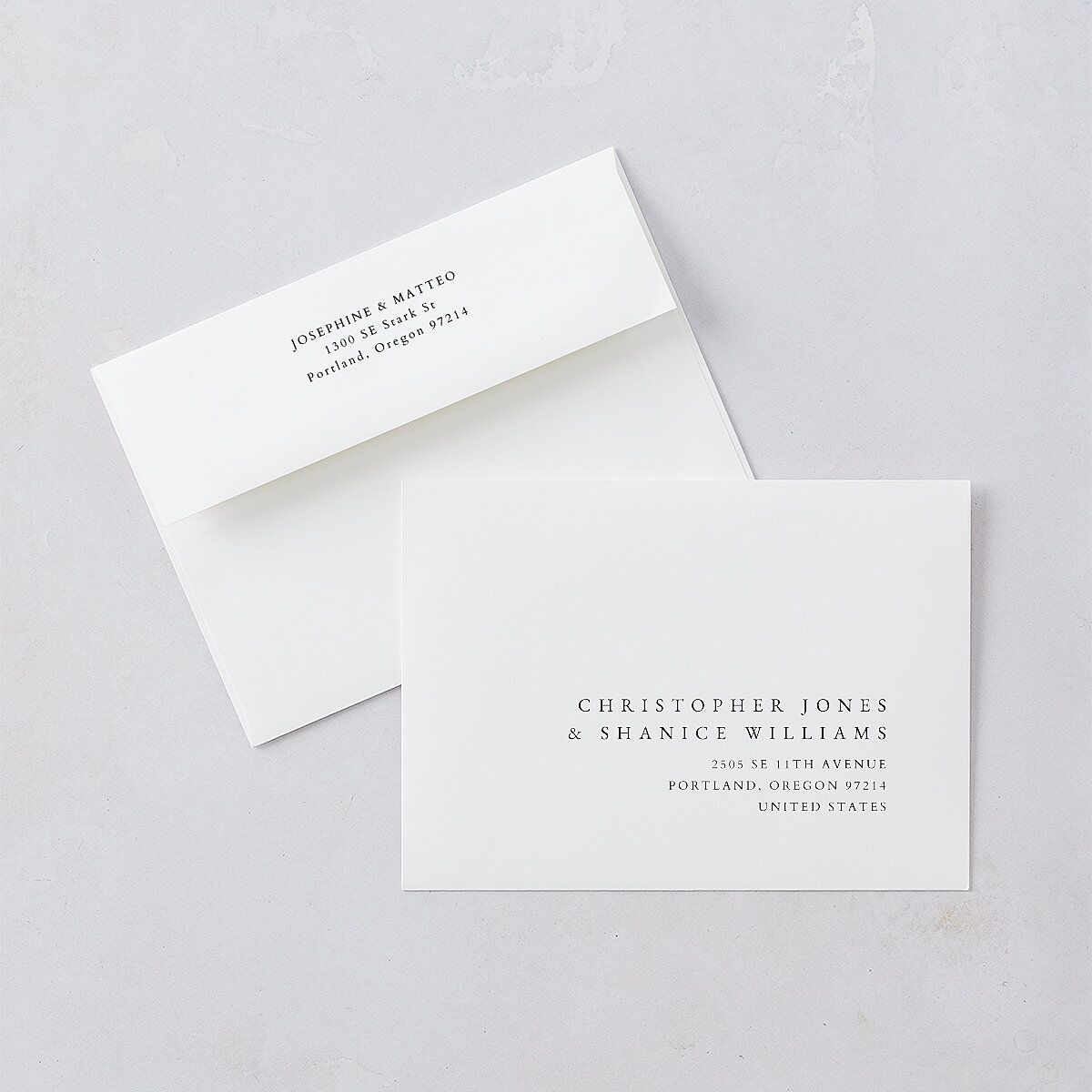 Double Frame Wedding Invitations Gold Pure White Signature Blank No Standard