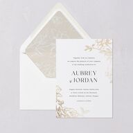 Botanical Luxury Euro Envelope Liners Pure White Luxe
