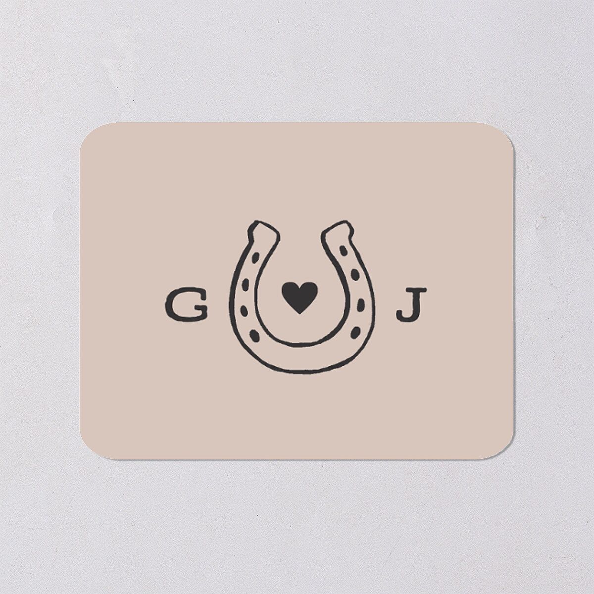 Western I Do BBQ Wedding Stickers Taupe Rounded