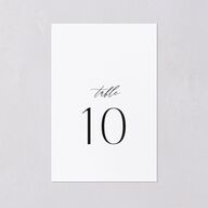 Botanical Lemon Table Numbers Buttercup Signature