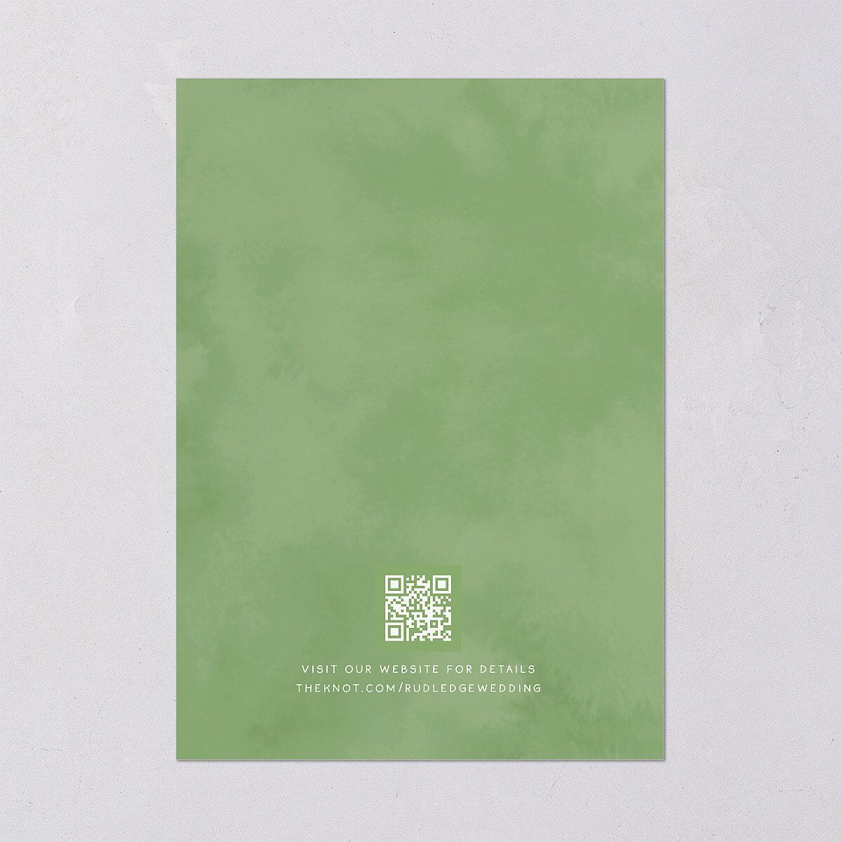 Watercolor Palm Crest Wedding Invitations Avocado Signature Blank No Standard