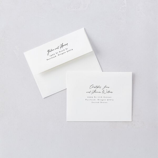 Moody Romance Thank You Cards Gold Midnight