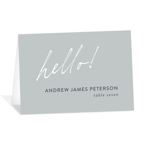 Forever Arch Place Cards Slate Signature