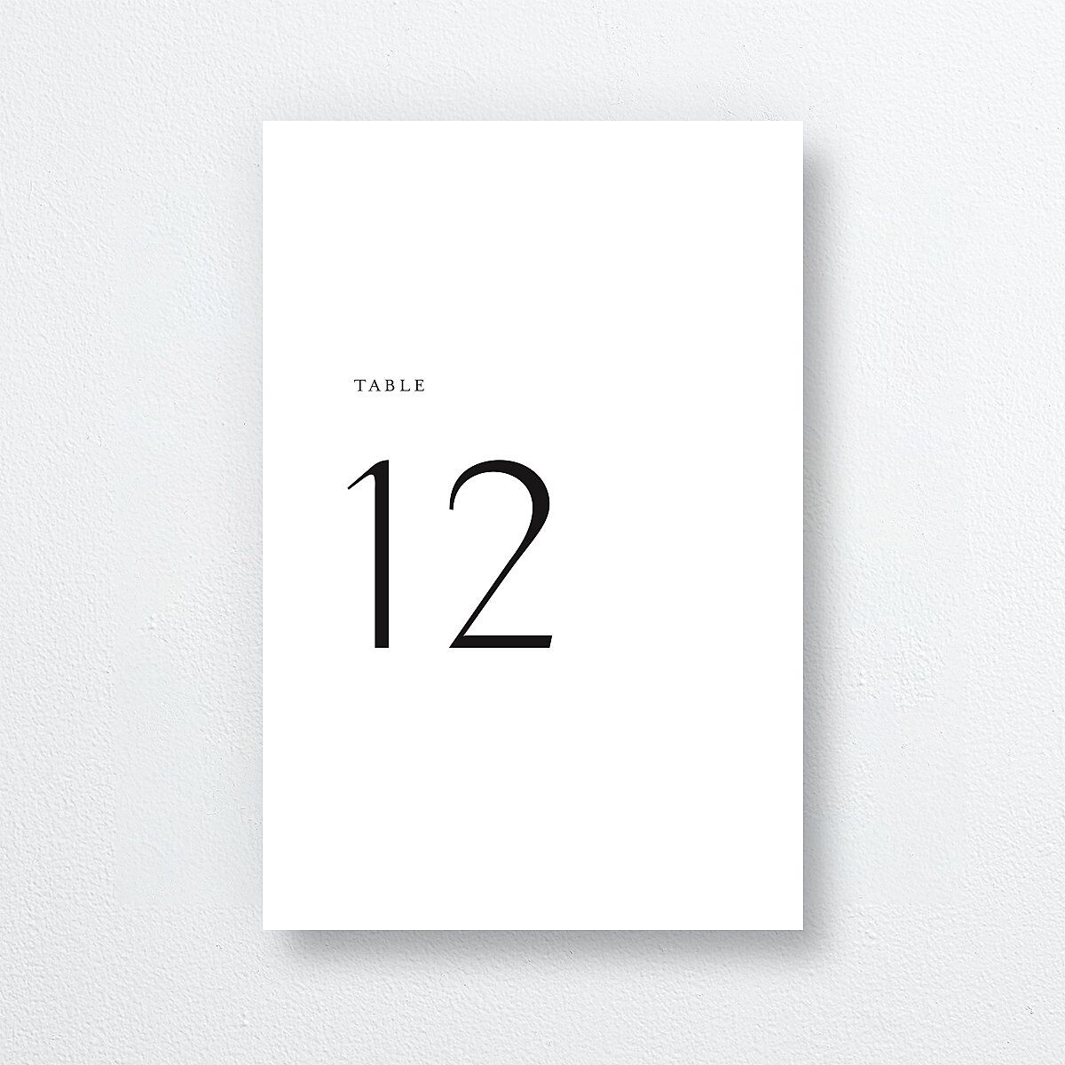 Timeless Elegance Table Numbers — view 1