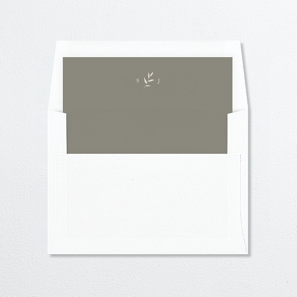 Oval Garland Envelope Liners Champagne Standard