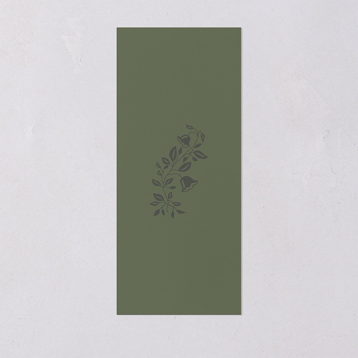 Rustic Nouveau Menus Gold Hunter Green Signature