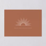 Modern Romantic Save The Date Cards Chestnut Signature smooth Blank No