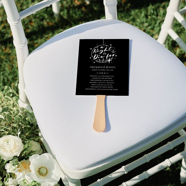 Til Death Do We Disco Fan Programs Licorice Signature Standard