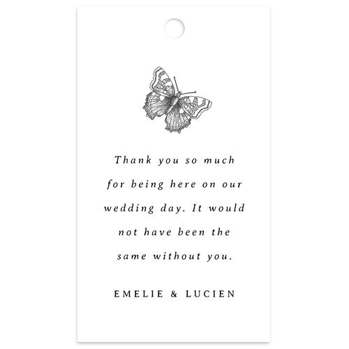 Vintage Toile Favor Gift Tags Midnight Signature