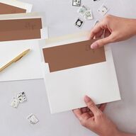 Save Our Date Standard Envelope Liners Standard Dark Emerald Liner