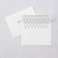 Film Strip Save The Date Cards Pure White Signature smooth Blank No Standard