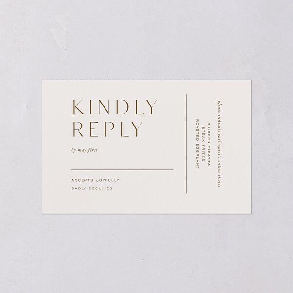 Surround All-in-One Wedding Invitations Mist Signature Light Both Recipient and Return Addresses No