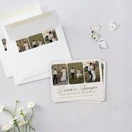 Modern Classic Picture Landscape Save The Date Magnets Olive Magnet Paper